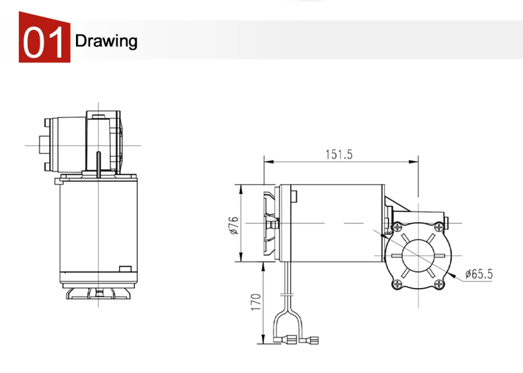 220V Gear Motor High Volt PMDC Motor Built in Gear Assembly for Noodle Machine