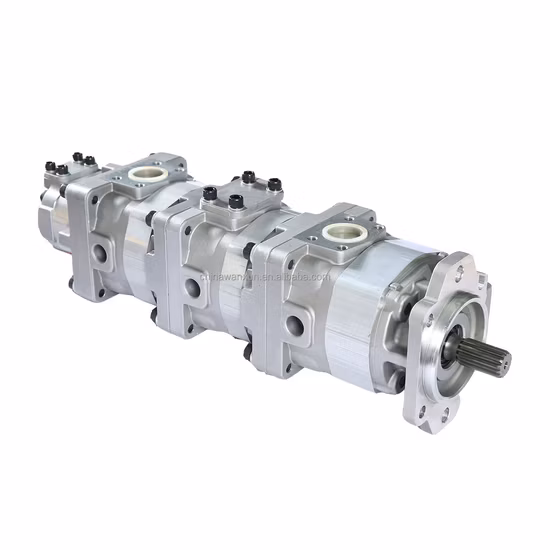 Genuine for Komatsu Gear Pump Assy Construction Machinery Hydraulic Pumps Wheel Loader Bulldozer Excavator Grader Dump Truck OEM Aftermarket Auto Spare Parts