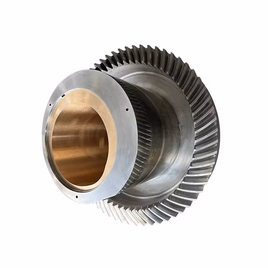 드릴링 머신/감속기/파일용 맞춤형 Od2000 스테인레스 스틸 대형 나선형 스퍼 나선형 베벨 링 전송 기어